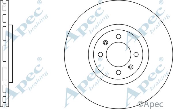 APEC BRAKING Jarrulevy DSK3132